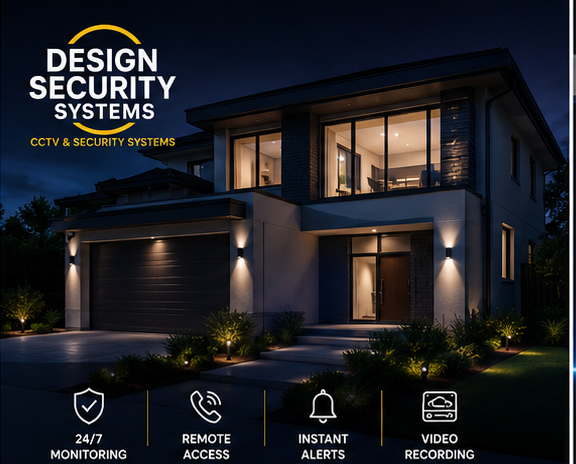 A home in Coleraine Northern Ireland secured with a CCTV system installed by Design Security systems.